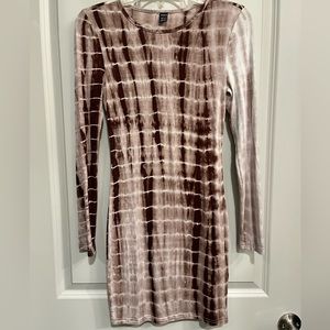 Shein long sleeve mini dress
